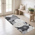 thumbnail image 4 of Washable Kitchen Runner Rug 60" x 22", Non-Slip Soft Low Profile Kitchen Runner Rug, Modern Floral Rug for Kitchen, Hallway & Laundry Room, 4 of 6
