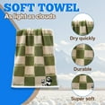 thumbnail image 3 of AUQ Wash Gags for Body,Smooth Fluffy Yarn Surface Face Cloths for Washing Face,Neat Precision Edge Stitching Makeup Washcloths for Face,Green,29.53*13.78*0.39in, 3 of 7