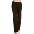 thumbnail image 4 of MixMatchy Women's High Waist Slim Boot-Cut Stretch Office Pants Trousers, 4 of 5