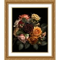 thumbnail image 2 of Maki 12x14 Gold Ornate Wood Framed With Double Matting Wall Art Titled - The Flashy Bouquet Iii, 2 of 6