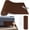 Dark brown, variant on Cat Scratch Furniture Protector, 39.4"x15.8" Self Adhesive Cat Scratch Mat Pad,Cut to Fit DIY Replacement Carpet for Tree,Wall,Bed,Door, Couch Protector (Light Grey)