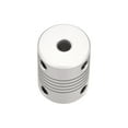thumbnail image 4 of 5mm to 10mm Aluminum Alloy Shaft Coupling Flexible Coupler Motor Connector Joint L25xD19 2pcs, 4 of 6