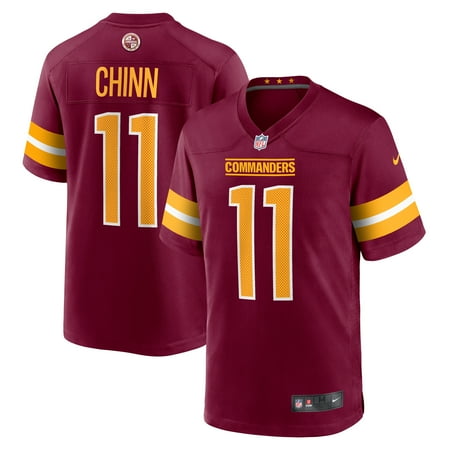 Men's Nike Jeremy Chinn Burgundy Washington Commanders Game Jersey