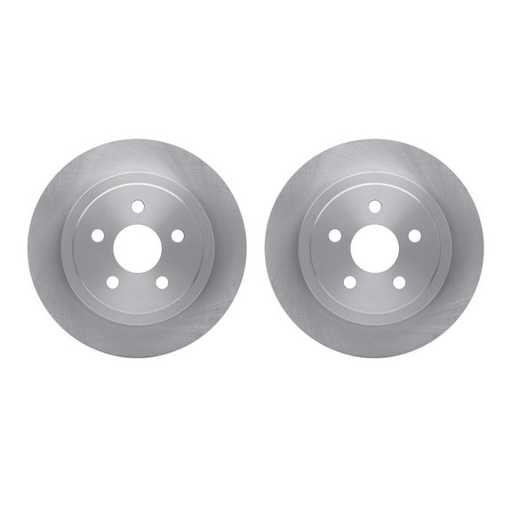 Dynamic Friction Company Rear Brake Rotors 6002-39014