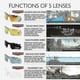 thumbnail image 5 of Polarized Sports Sunglasses With 5 Interchangeable Lenses For Men And Women - Uv400 Lightweight Cycling Glasses Goggles - KHW, 5 of 5