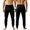 Black, variant on CUSTG Male Leisure Trousers Drawstring High Waist Jogger Pants Slim Athletic Workout Trousers with Zipper Side Pockets For Running Minimalist Style Trousers