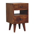 thumbnail image 2 of Artisan Furniture Solid Wood Mini Classic Multi Chestnut Nightstand, 2 of 10