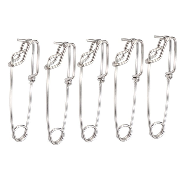 Long Line Clips Snap Swivel,5PCS Long Line Clips Fishing Connectors Clips  Snap Closed Eye Fishing Clips Snap Masterfully Created 