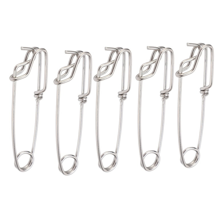 Line Clips Snap Easy Quick Lure Snap Closed Eye Fishing Clips Snap Fishing  Connectors Clips Snap Fishing Accessories 5PCS Line Clips Snap Sea Fishing  Connectors Closed Eye 