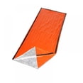 thumbnail image 3 of Emergency Survival Sleeping Bag Multi Functional PE Aluminium Film Lightweight Portable Cold Proof Waterproof Lightweight, Portable Nylon Sack for Camping Hiking Outdoor Adventure Activities, 3 of 6