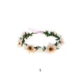 thumbnail image 4 of Jumpingount Cinta Flores Hojas Diadema Elegante Damas Festival Tocado Nupcial Accesorios para el cabello Hecho a mano Exquisita guirnalda Ropa, zapatos y accesorios Miscelánea Tipo 6 Jumpingount AP019208-06, 4 of 6