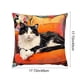 thumbnail image 3 of Fasiaou 1 Counts Artistic Abstract Style Pillow Cover Floral Print Sofa Bedroom Decor Cushion Case Soft Nylon Spandex Washable Home Living Room Accent, 3 of 6