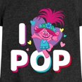 thumbnail image 3 of Trolls - I Love Pop Poppy - Toddler & Youth Girls Short Sleeve Graphic T-Shirt, 3 of 5
