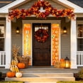 thumbnail image 6 of Thanksgiving Door Couplets Set, Fall Decor Outdoor Indoor Home Decor Accents, Pumpkin Maple Leaf Turkey Door Hanging for Entryway, Home, Holiday Decor, 6 of 7
