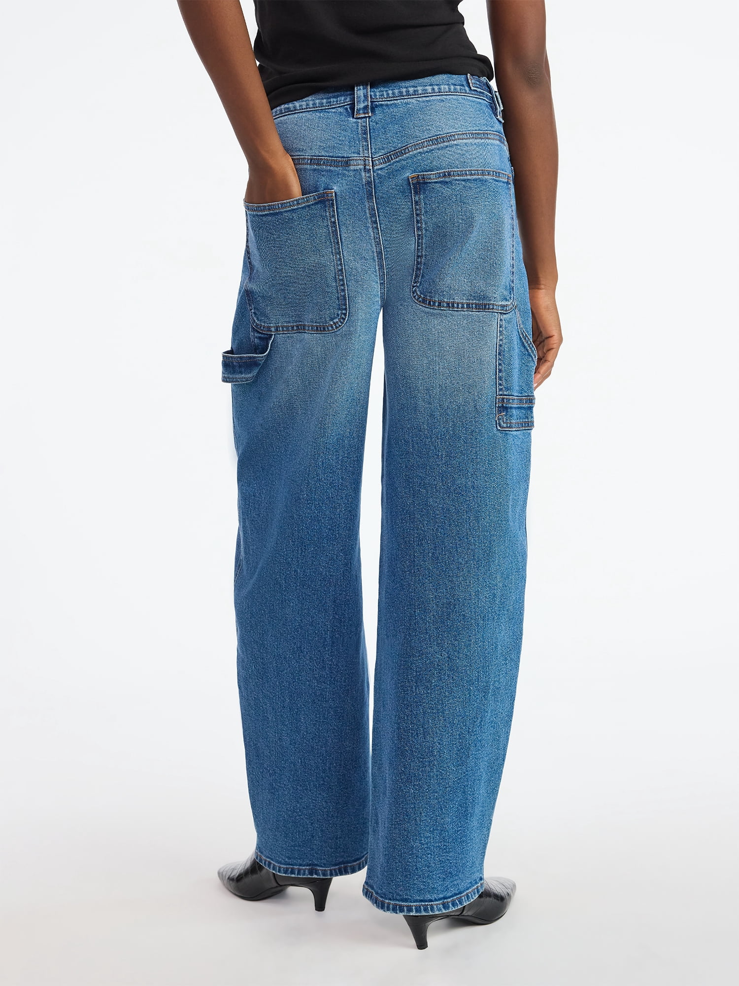 Scoop Women's Barrel Carpenter Jeans, Sizes 0-20