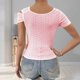 thumbnail image 4 of mfyjkho Tops Para Mujer, Camiseta Sin Mangas Con Cuello Inclinado Y Tirantes Al Hombro De Color Liso Para Mujer, Producto De Primavera/Verano Tops Para Mujer M, 4 of 6