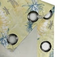thumbnail image 4 of Ambesonne Dragonfly Grommet Curtain, Water Lilies, 50" x 72", Pale Yellow Blue, 4 of 6