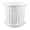 White, variant on Retro Faux Ceramic Planter, Breathable Root Control Plant Pot, Vintage Stylish Flower Container, Sturdy Rhizome Management Pot for Indoor Green Plants, Succulents and Modern Home Decor