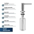 thumbnail image 2 of Karran  SD35 Kitchen Soap/Lotion Dispenser Stainless Steel Stainless Steel Finish, 2 of 5