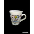 thumbnail image 1 of SET DE 6 TAZAS DE PORCELANA BLANCA DECORADA DÍA DE LA MADRE 120 ML Deng Xun unisex, 1 of 2