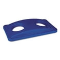 thumbnail image 3 of Plastic Lid for Slim Jim Bottle Recycling Bins- Blue 20.38 in. x 11.38 in. x 2.75 in., 3 of 10