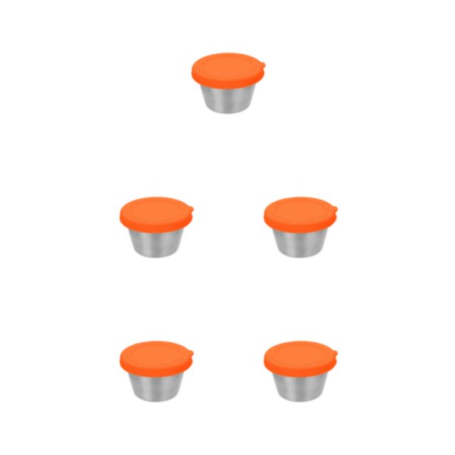 Advancent Recipiente para salsa a prueba de fugas, tamaño conveniente para llevar, recipiente para aderezo para ensaladas, taza para Type2 NO2