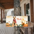 thumbnail image 4 of Happy Thanksgiving Airedale Terrier with Turkey Pumpkins Autumn Vibes Landscape Wood Sign Dale Waterside Dog Lover Hanging Wall Home Decor - 12018, 4 of 5