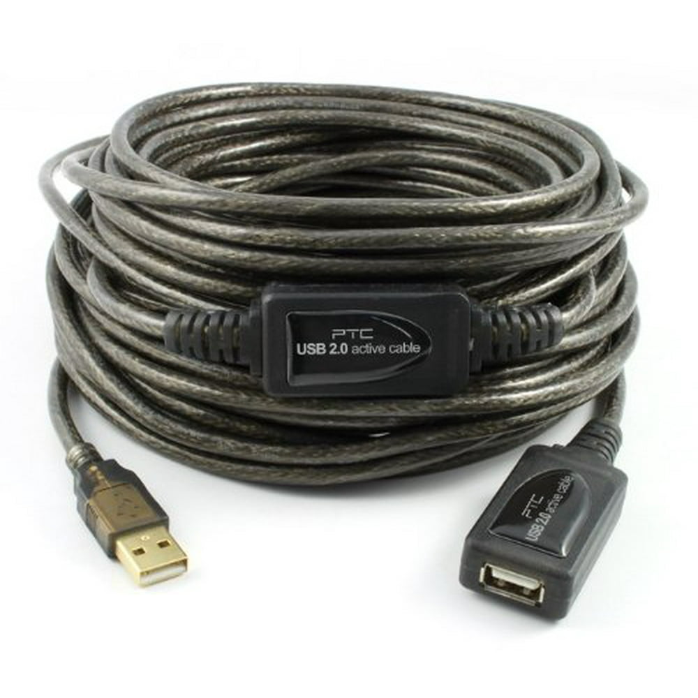Ptc Ptc 20 Meters (64 Feet) Usb 2.0 Active Extension / Repeater Cable