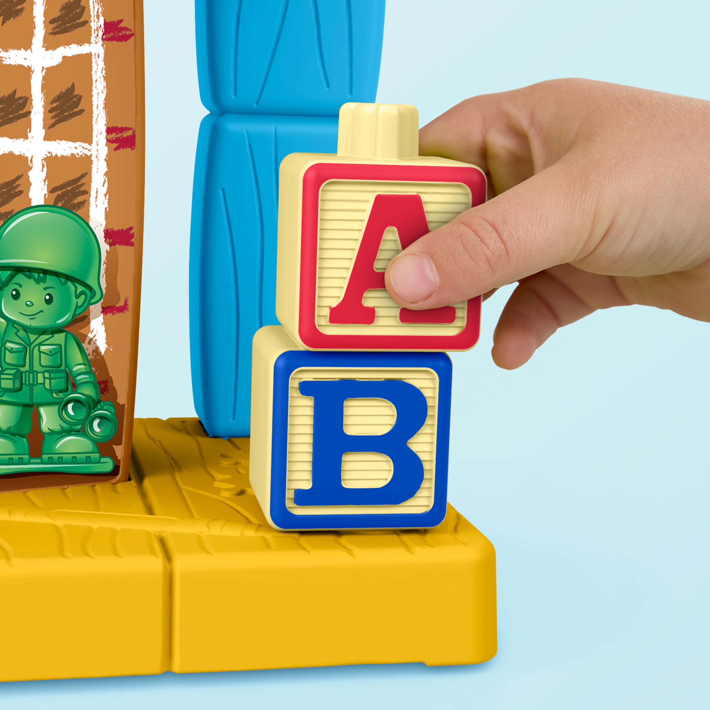 Fisher-Price-Little-People-Disney-&-Pixar-Toy-Story-Andy’s-Room-Toddler-Playset,-Woody-&-RC-Vehicle