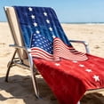 thumbnail image 5 of Patriotic Beach Towel 250th Anniversary 4th of July Independence Day Fireworks Stars Soft Towels for Travel Swimming Bath A, 5 of 7