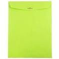 thumbnail image 2 of JAM Paper 9 x 12 Clasp Envelopes, 10/Pack, Lime Green, 2 of 2