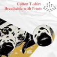 thumbnail image 2 of Dalmatians Classic 100% Cotton White T-Shirt for Men - Lightweight Breathable Tee for Everyday Casual Wear - Comfortable Crewneck Shirt with Timeless Design for Summer and Spring, 2 of 5