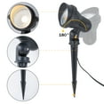 thumbnail image 4 of C Cattleya 12-Pack Outdoor LED Landscape Spotlight with Ground Stakes for Garden Pathway and Courtyard, 4 of 8