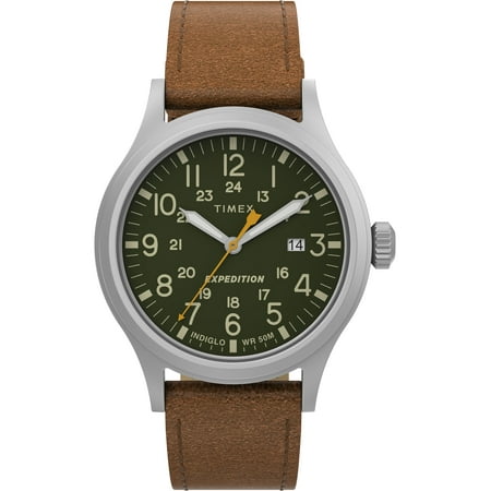 Timex Men's Expedition Scout Brown Strap Watch