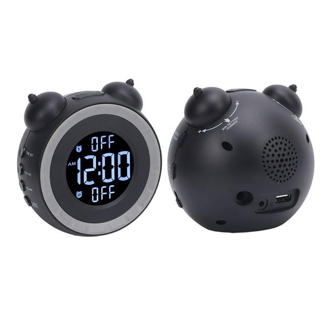 Despertador Que Sacude La Cama, Despertador Doble Ruidoso Con Agitador De Cama, Vibración, Fácil De Configurar, Volumen Ajustable Para Personas Que Duermen Mucho