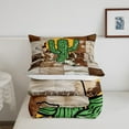 thumbnail image 5 of Erosebridal Cartoon Cactus Bedding Twin Comforter Set, Western Cow Print Duvet Insert, Cowboy Cowgirl Comforters & Duvets, Lightweight Room Decorative, 2pcs, 5 of 8