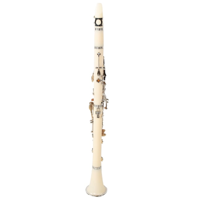 Clarinet with Reed 17 Keys, Bakelite Tube Plating Button Imported Cork Accurate Opening Design for Musicians