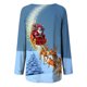 thumbnail image 5 of Blusas Navideñas Para Mujer Blusas de Manga Larga Camisas Tipo Túnica Informales Con Cuello Redondo Odeerbi ODB183150, 5 of 5
