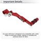 thumbnail image 5 of Palanca de Cambio de Motocicleta para Honda CBR650R 2019-2022, Palanca de Cambio Roja, 5 of 7