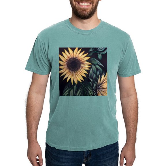 CafePress - Sunflower Life T Shirt - Mens Comfort Colors Shirt