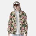 thumbnail image 2 of Fotbe Tropical Mask Flamingo Chaqueta con Protección Solar UPF 50+ para Hombre y Mujer, Camisa con Capucha y Bolsillos-XX-Large, 2 of 7