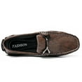 thumbnail image 5 of Men's Casual Loafers Slip On Leather Shoes Lightweight Driving Shoes Male Moccasins Classic Penny Loafer Flats Boat Shoes, 5 of 10