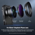 thumbnail image 2 of Filtro ND variable NEEWER de 58 mm con parasol de 62 mm para lentes de 65 mm, 2 of 9
