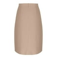 thumbnail image 5 of CHGBMOK Womens Summer Skirts Casual Front Button A-Line High Waisted Midi Skirt with Pockets, 5 of 6