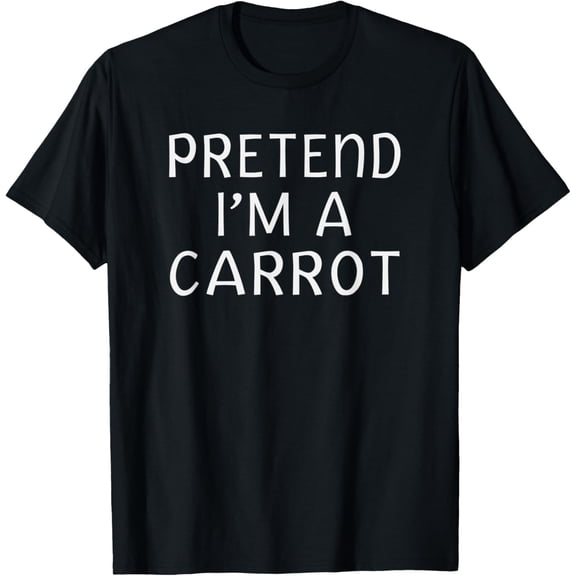 Halloween Carrot Costume Men Women Adult Carrot T-Shirt