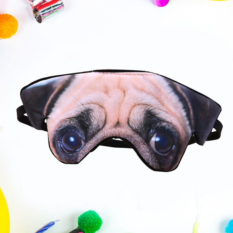 Etereauty 3D Dog Pattern Eye Mask Funny Shade Nap Cover Blindfold Sleeping Mask Eyepatch Sleep Goggles Pug Walmart