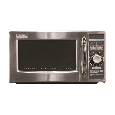 Sharp R-21LCFS Stainless Steel 21" Wide 1 Cu. Ft. 1000 Watt Commercial Countertop