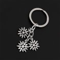 thumbnail image 3 of CIMAXIC Zinc Alloy Keychain Creative Key Rings Snow Keychain Ornament Bag Hanging Pendant,2.95"X1.18"X0.04", 3 of 4