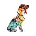 thumbnail image 2 of Estatua creativa de perro, figura de animal, escultura de resina para escritorio, sala de estar, regalo El 105x75x15cm, 2 of 9