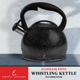 thumbnail image 5 of Emeril Lagasse 3.2 Quart/3 Liter Whistling Tea Kettle, Stainless Steel Whistling Tea Pot for Induction Stove Top, Fast to Boil Water for Home Kitchen Condo, with Ergonomic Cool Grip Handle, Black, 5 of 6